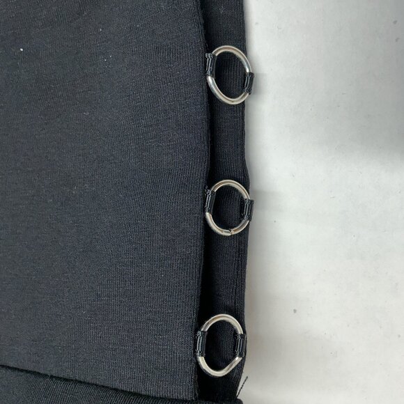 XL PANTS Premium Stretch Crop Pants w/ Trim BLACK NICE! A374111 - Picture 6 of 9